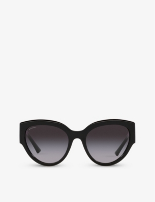 BVLGARI: BV8258 butterfly-frame acetate sunglasses