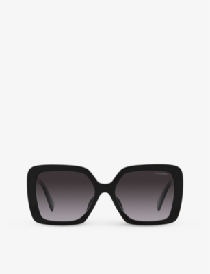 MIU MIU: MU 10YS Glimpse acetate sunglasses