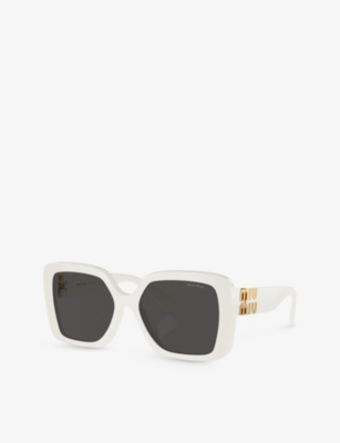 MU 10YS square-frame acetate sunglasses