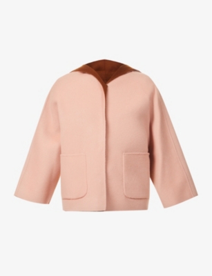 Women's 'magno' Reversible Jacket In Virgin Wool by Weekend Max