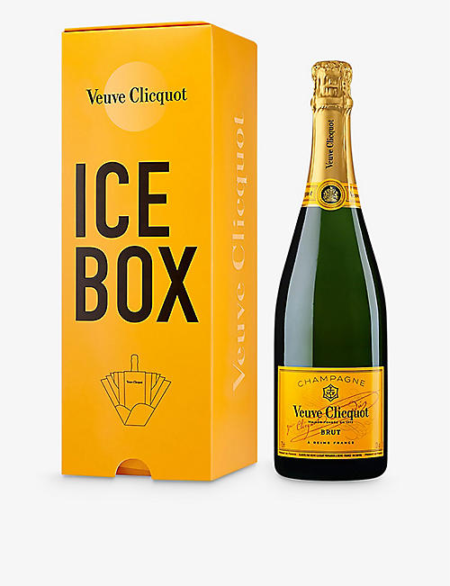 VEUVE CLICQUOT: Brut NV champagne with ice box 750ml