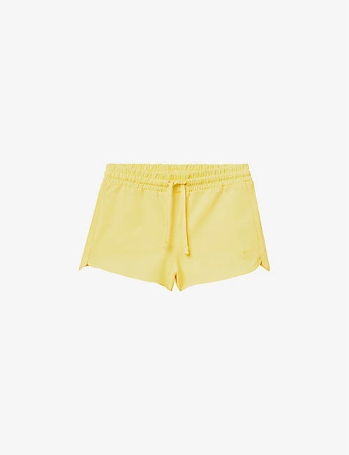 BENETTON: Logo-embroidered cotton-jersey shorts 3-6 years
