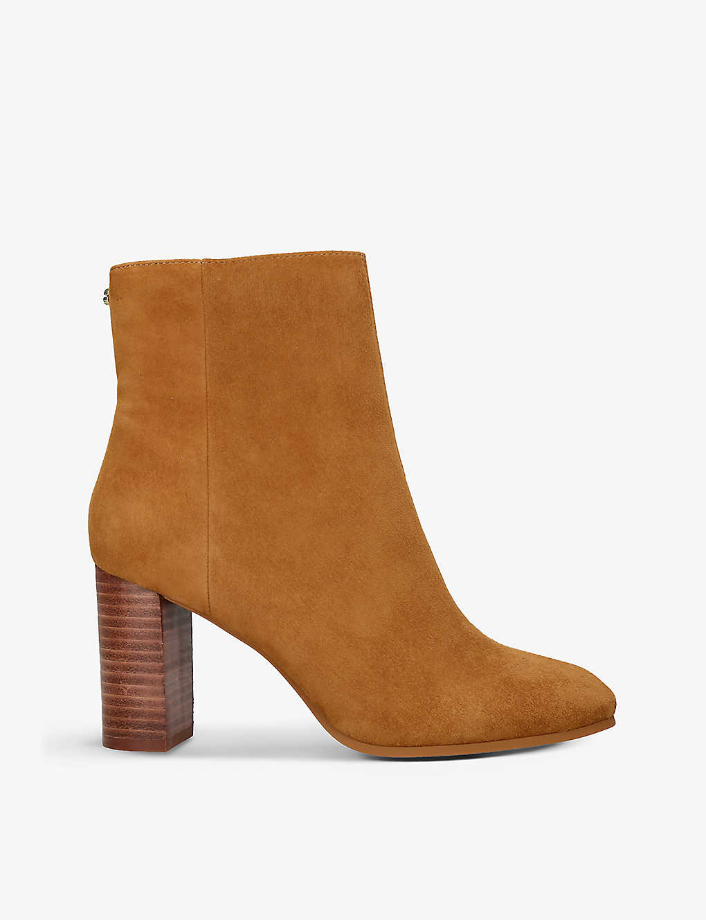 Carvela Womens Tan Pose Suede-leather Heeled Ankle Boots