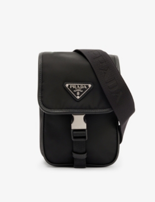 PRADA Buckle nylon cross body bag Selfridges