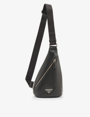 PRADA Sling leather cross-body bag