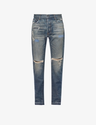 GALLERY DEPT: Star regular-fit tapered-leg jeans