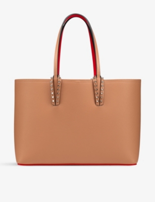 Cabata small embellished textured-leather tote