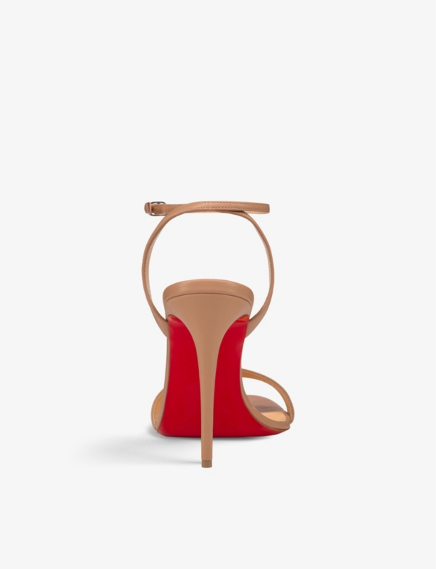 Loubigirl 100 leather heeled sandals