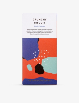 THE CHOCOLATE SOCIETY: Crunchy Biscuit blonde chocolate 80g