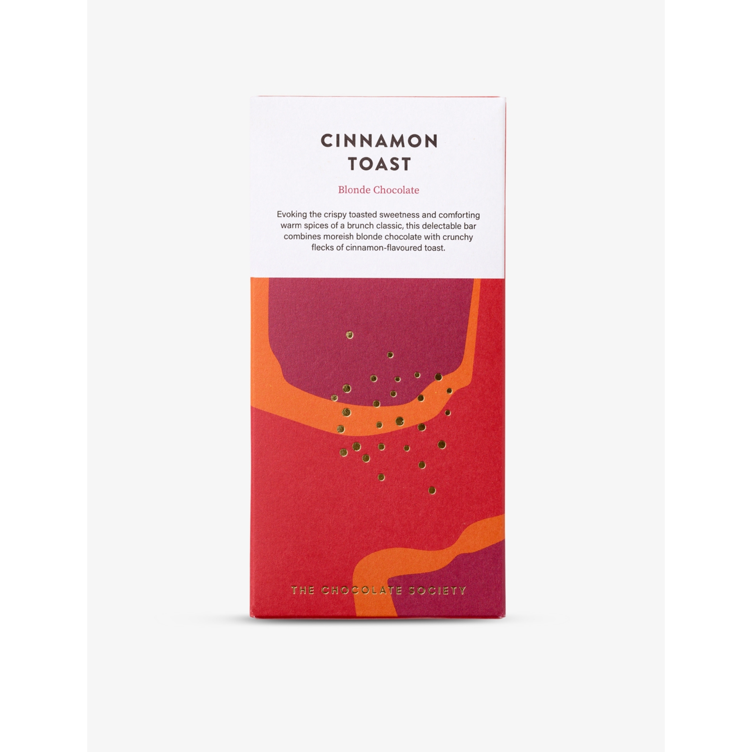 The Chocolate Society Cinnamon Toast Blonde Chocolate Bar 80g