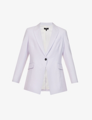 THEORY: Etiennette single-breasted stretch-wool blazer