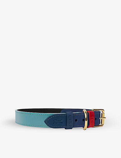LISH: Claredale large leather dog collar