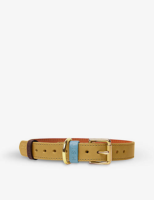 LISH: Braithwaite small leather dog collar