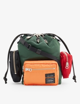 TOGA VIRILIS: Toga Virilis x Porter logo-patch woven crossbody bag