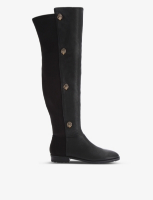 Kurt Geiger Shoreditch Over-the-knee Boots In Black