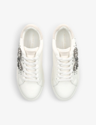 Kurt Geiger Laney Bow Sneakers In White