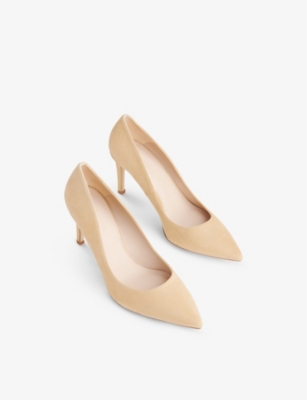 Shop Whistles Womens Tan Corie Pointed-toe Suede Courts