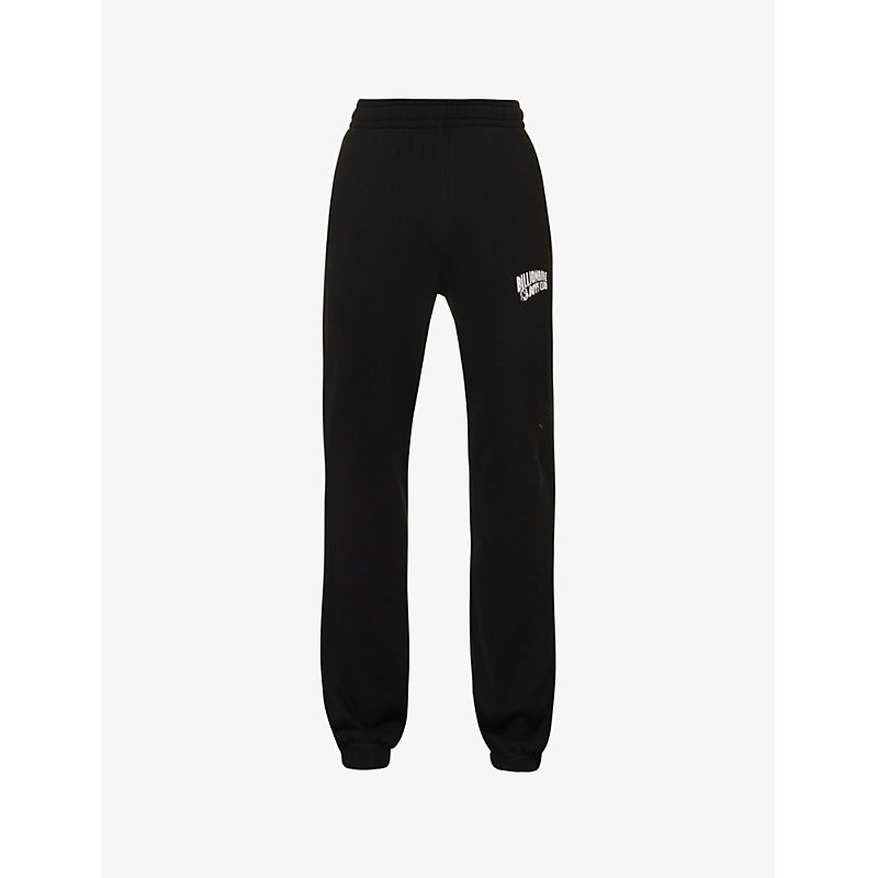 Shop Billionaire Boys Club Men's Black Small Arch Relaxed-fit Tapered-leg Cotton-jersey Jogging Bottoms