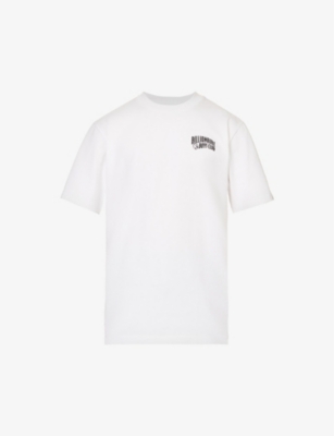 Shop Billionaire Boys Club Men's White Arch Logo-print Cotton-jersey T-shirt
