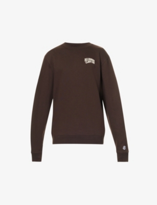 Billionaire Boys Club Mens Brown Small Arch Brand-print Cotton-jersey Sweatshirt