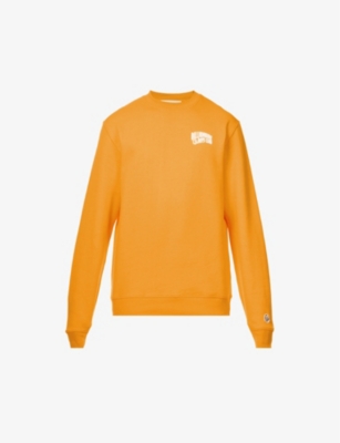 Billionaire Boys Club Small Arch Brand-print Cotton-jersey Sweatshirt In Orange