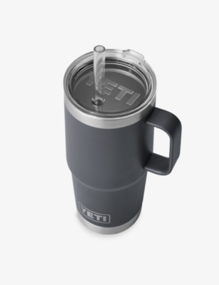YETI: Rambler 25 0z stainless-steel straw mug 710ml