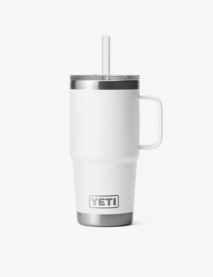YETI: Rambler 25 0z stainless-steel straw mug 710ml