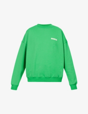 ADANOLA: Resort logo-print cotton-jersey sweatshirt
