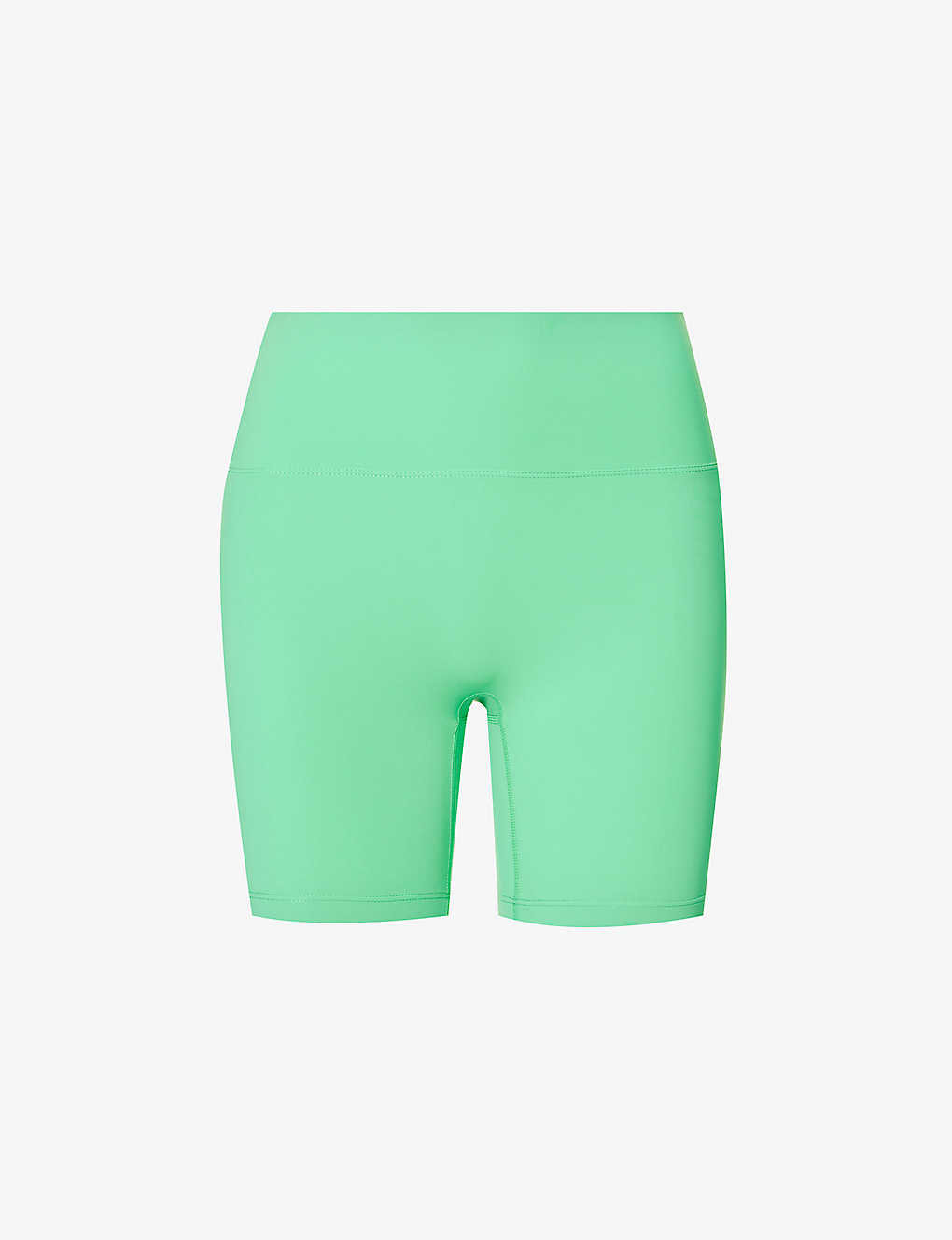 Adanola Ultimate Cropped High-rise Stretch-woven Shorts In Kelly Green