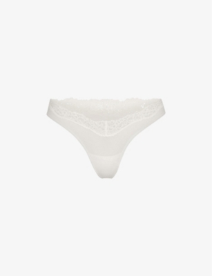 FITS EVERYBODY LACE DIPPED THONG