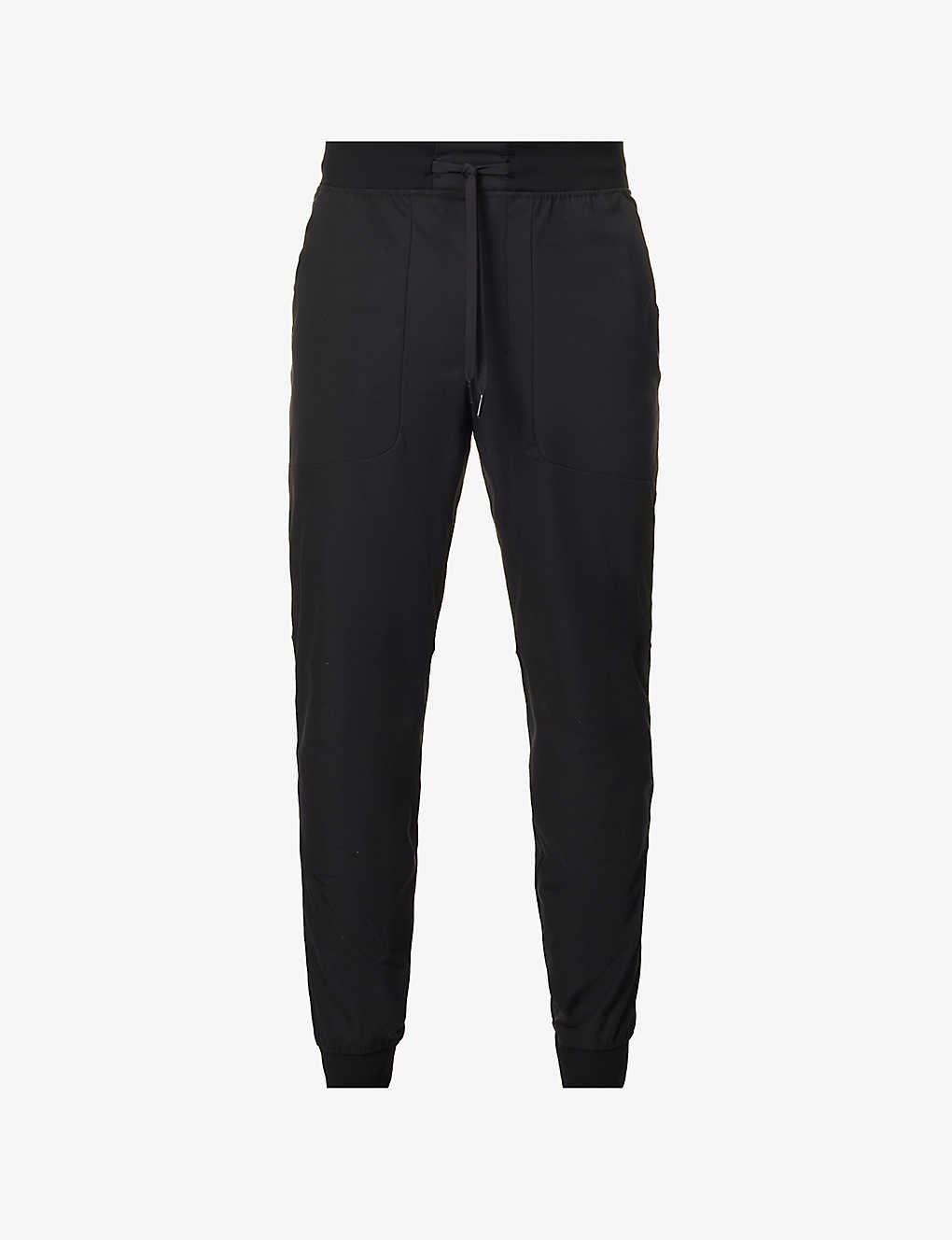 Lululemon Abc Tapered Stretch-woven Jogging Bottoms In Black