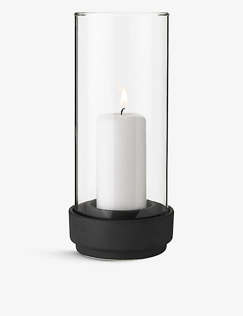 STELTON: Small glass candle holder