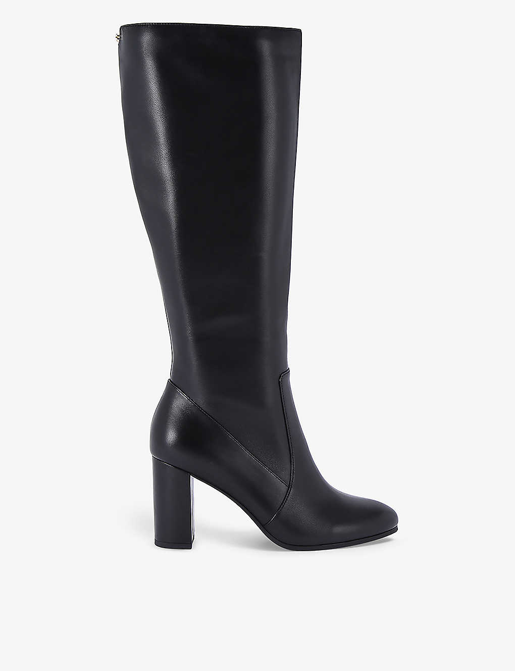 Carvela Womens Black Pose Leather Knee-high Boots