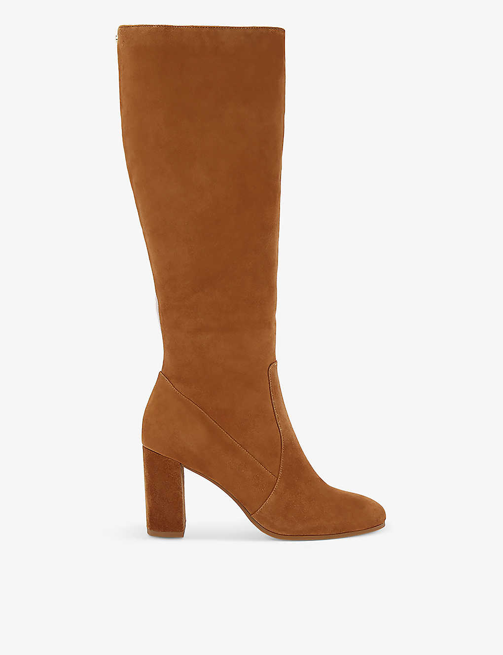 Carvela Womens Tan Pose Leather Knee-high Boots