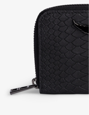 Zadig & Voltaire Mini Zv Coin Purse In Noir