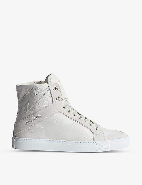 ZADIG&VOLTAIRE: ZV1747 High Flash leather high-top trainers