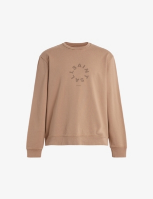 ALLSAINTS - Tierra logo text-print organic-cotton sweatshirt