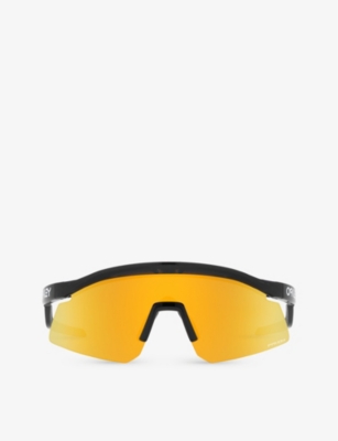 Oakley Womens Black Oo9229 Hydra Shield-shape Acetate Sunglasses