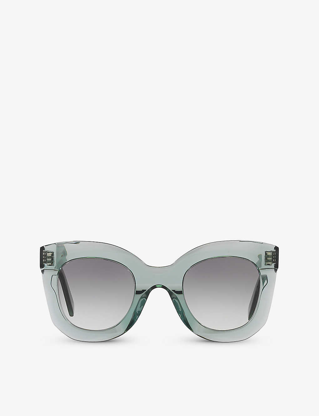 Celine Womens Black Cl000195 Cl4005in Rectangle-frame Acetate Sunglasses