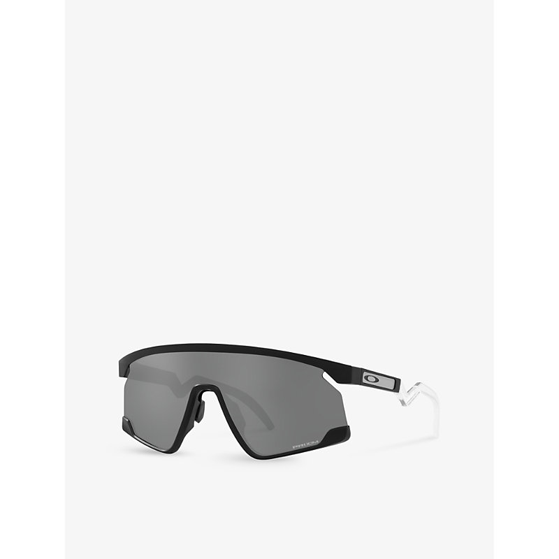Shop Oakley Women's Black Oo9280 Bxtr Rectangle-frame Acetate Sunglasses