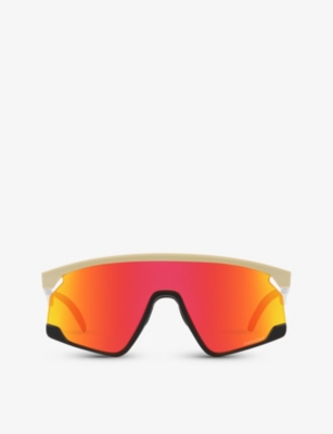 OAKLEY: OO9280 Bxtr rectangle-frame acetate sunglasses
