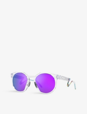 Oakley Womens White Oo9279 Hstn Metal Round-frame O Matter™ Sunglasses In White
