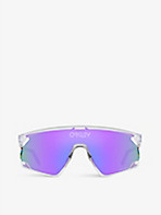 OAKLEY: OO9237 BXTR rectangle-frame branded-lens metal sunglasses