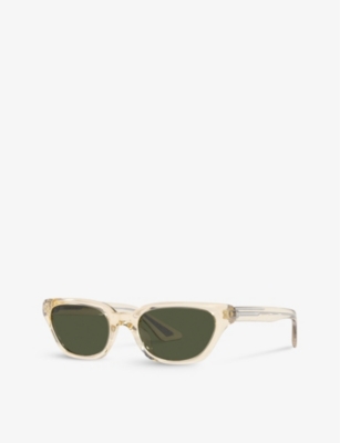 OLIVER PEOPLES: OV5512SU tinted-lens irregular-shape acetate sunglasses