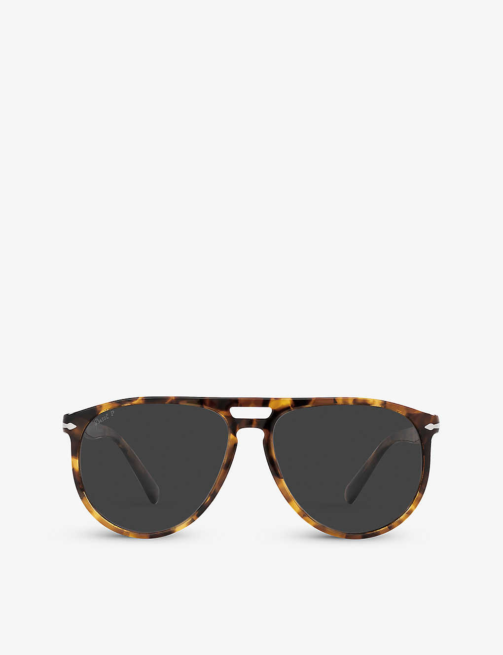 Persol Womens Brown Po3311s Tortoiseshell-effect Pilot-frame Acetate Sunglasses