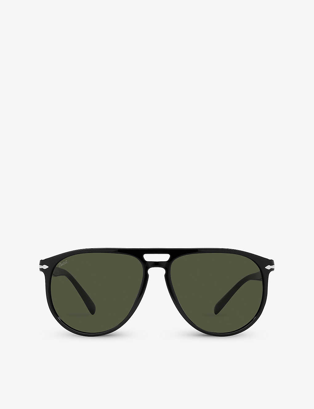 Persol Womens Black Po3311s Pilot-frame Acetate Sunglasses