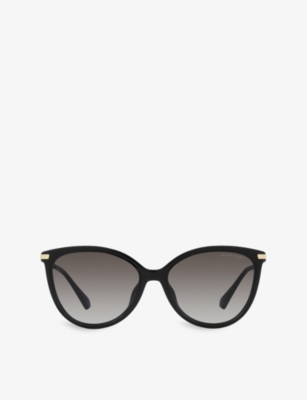 Michael Kors Womens Black Mk2184u Dupont Cat-eye Plastic Sunglasses