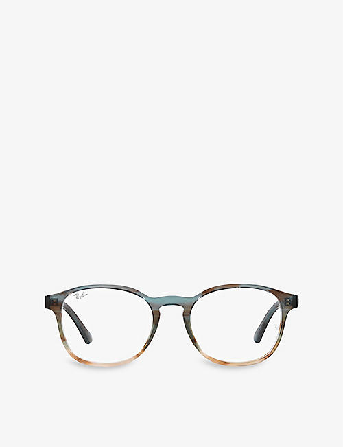 RAY-BAN: RX5417 oval-frame plastic glasses