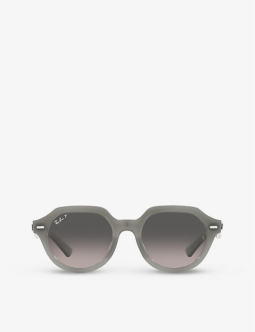 RAY-BAN: RB4399 Solar Gina square-frame acetate sunglasses