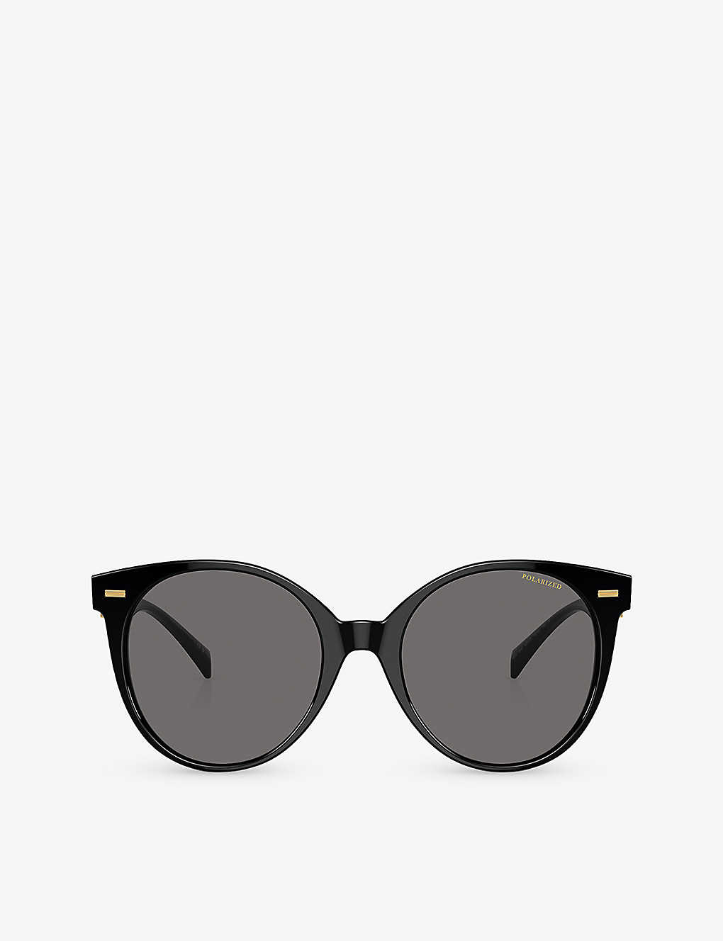 Versace Mens Black Ve4442 Medusa-hardware Phantos-frame Acetate Sunglasses